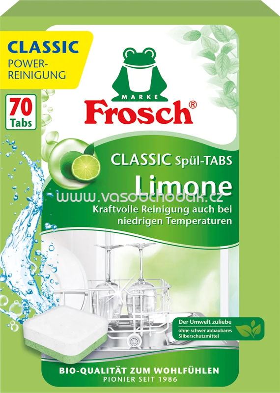 Frosch ALL-IN-1 Spül Tabs Limone, 70 St Frosch ALL-IN-1 Spül Tabs Limone, 70 St