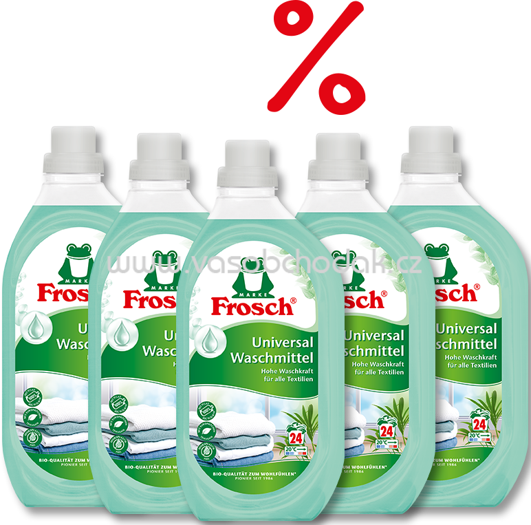 Frosch Universal Waschmittel, Family-Paket 120Wl, 7,2 l                       