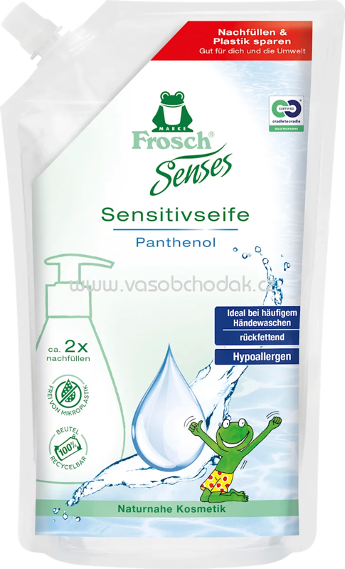 Frosch Sensitivseife Panthenol Nachfüllbeutel 500 ml