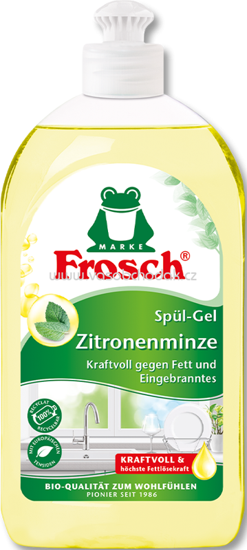 Frosch Spül-Gel Zitronenminze, 500 ml Frosch Spül-Gel Zitronenminze, 500 ml