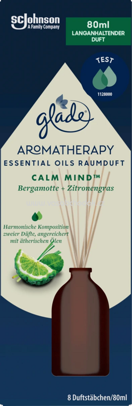 Glade Duftstäbchen Aromatherapy Essential Oils Raumduft - Calm Mind, 80 ml Glade Duftstäbchen Aromatherapy Essential Oils Raumduft - Calm Mind, 80 ml