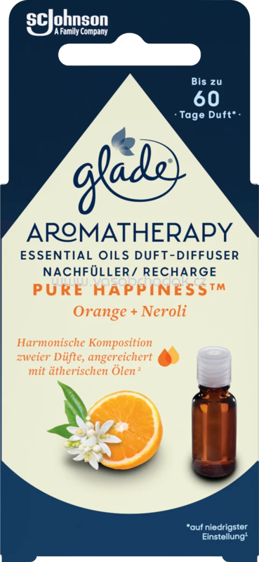 Glade Lufterfrischer Aromatherapy Pure Happiness Nachfüllpack, 17,4 ml Glade Lufterfrischer Aromatherapy Pure Happiness Nachfüllpack, 17,4 ml