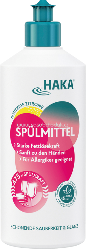 Haka Spülmittel Spritzige Zitrone, 475 ml