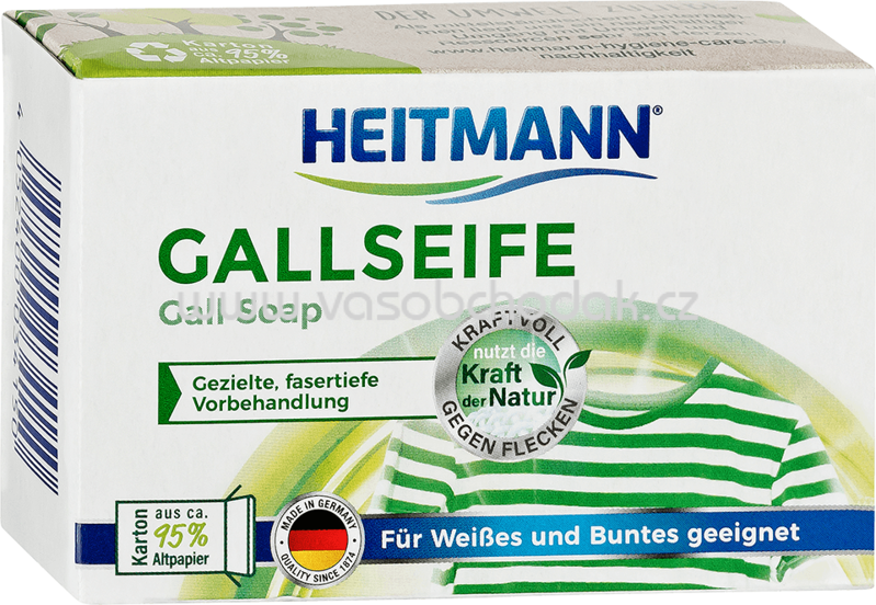 HEITMANN Gallseife, 100g HEITMANN Gallseife, 100g