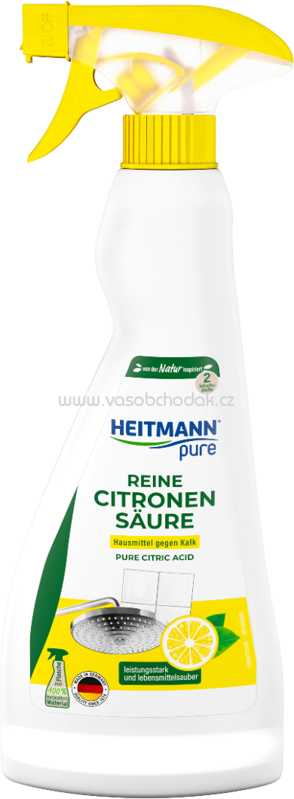 HEITMANN pure Reine Citronensäure Spray, 500 ml HEITMANN pure Reine Citronensäure Spray, 500 ml