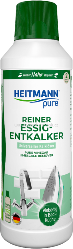 HEITMANN pure Reiner Essig-Entkalker, 500 ml
