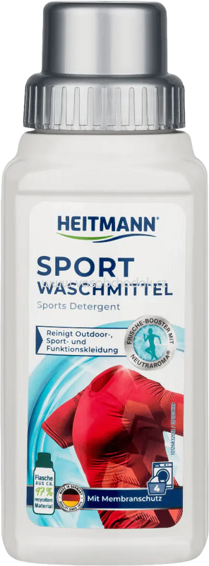 HEITMANN Sport Waschmittel, 250 ml