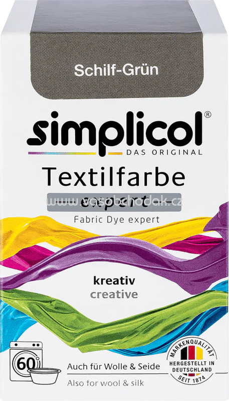 Simplicol Textilfarbe expert Schilf-Grün, 1 St