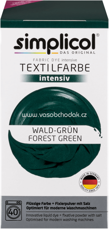 Simplicol Textilfarbe intensiv Wald-Grün, 1 St Simplicol Textilfarbe intensiv Wald-Grün, 1 St