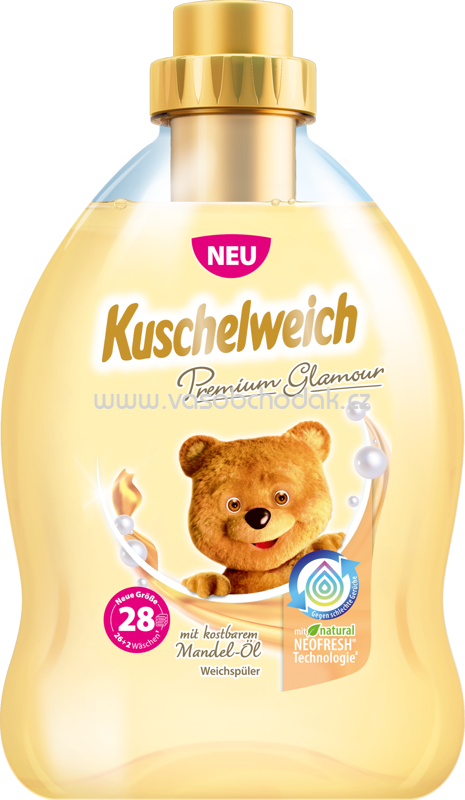 Kuschelweich Weichspüler Premium Mandel Öl, 28 Wl, 750 ml Kuschelweich Weichspüler Premium Mandel Öl, 28 Wl, 750 ml