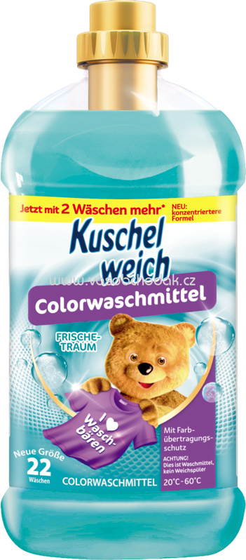 Kuschelweich Colorwaschmittel Gel Frischetraum, 22 Wl Kuschelweich Colorwaschmittel Gel Frischetraum, 22 Wl