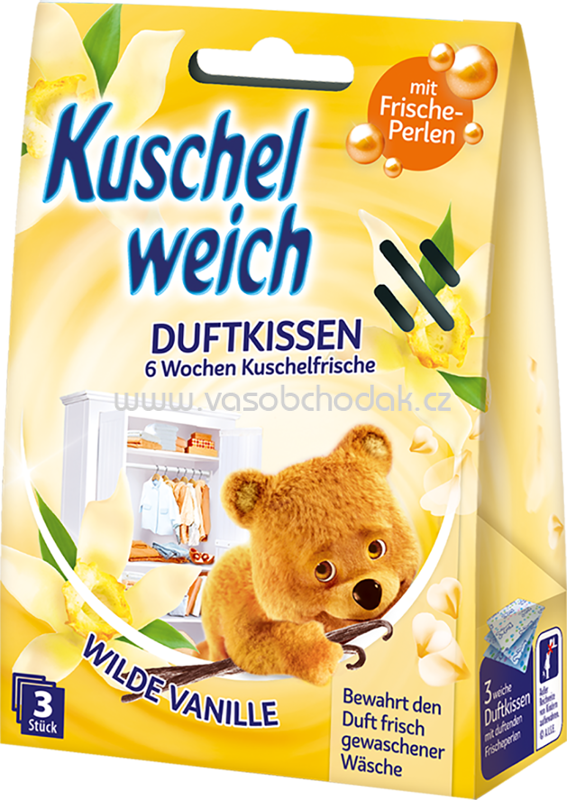Kuschelweich Duftkissen Wilde Vanille, 3 St Kuschelweich Duftkissen Wilde Vanille, 3 St
