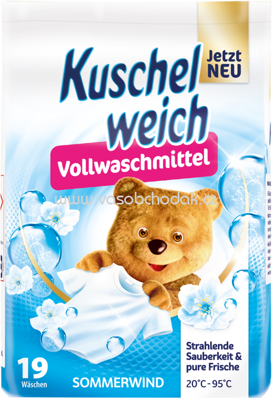 Kuschelweich Vollwaschmittel Pulver Sommerwind, 19 Wl Kuschelweich Vollwaschmittel Pulver Sommerwind, 19 Wl