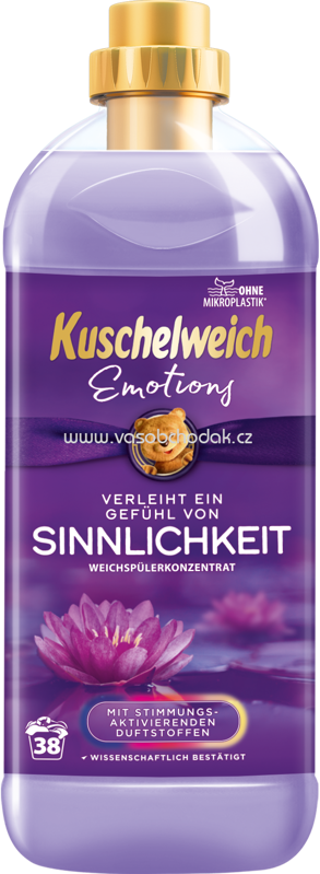 Kuschelweich Weichspüler Emotions Sinnlichkeit, 38 Wl Kuschelweich Weichspüler Emotions Sinnlichkeit, 38 Wl