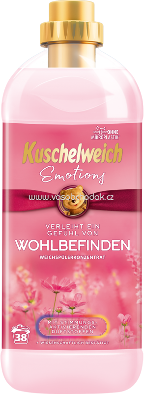 Kuschelweich Weichspüler Emotions Wohlbefinden, 38 Wl Kuschelweich Weichspüler Emotions Wohlbefinden, 38 Wl