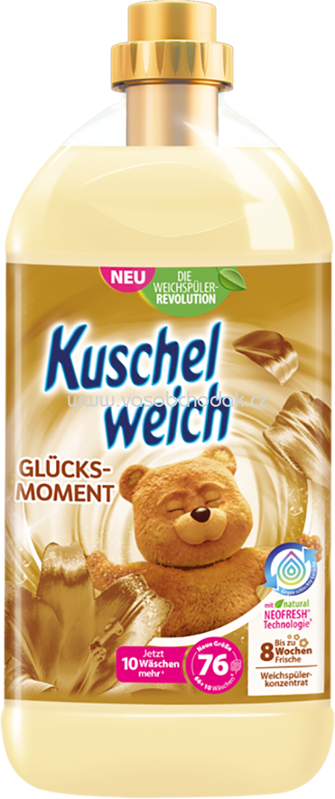 Kuschelweich Weichspüler Glücksmoment, 76 Wl Kuschelweich Weichspüler Glücksmoment, 76 Wl