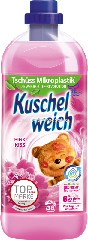 Kuschelweich Weichspüler Pink Kiss, 38 Wl Kuschelweich Weichspüler Pink Kiss, 38 Wl