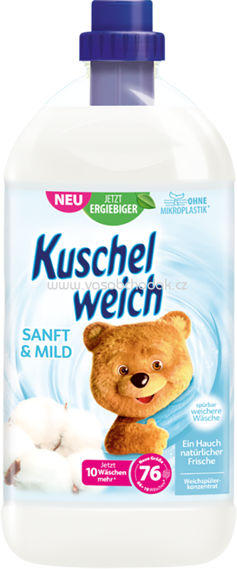Kuschelweich Weichspüler Sanft & Mild, 76 Wl Kuschelweich Weichspüler Sanft & Mild, 76 Wl