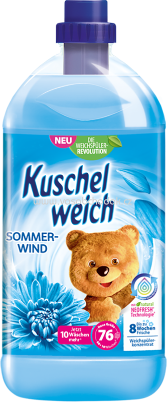 Kuschelweich Weichspüler Sommerwind, 76 Wl Kuschelweich Weichspüler Sommerwind, 76 Wl