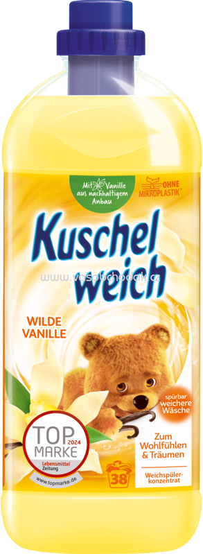 Kuschelweich Weichspüler Wilde Vanille, 38 Wl Kuschelweich Weichspüler Wilde Vanille, 38 Wl