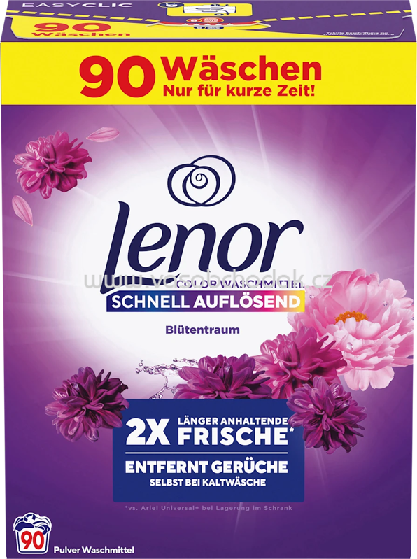 Lenor Color Pulver Amethyst Blütentraum, 19 - 90 Wl
