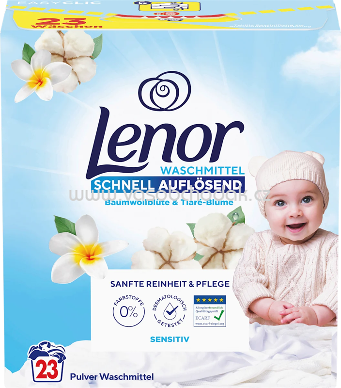 Lenor Universal Pulver Sensitiv, 23 Wl Lenor Universal Pulver Sensitiv, 23 Wl