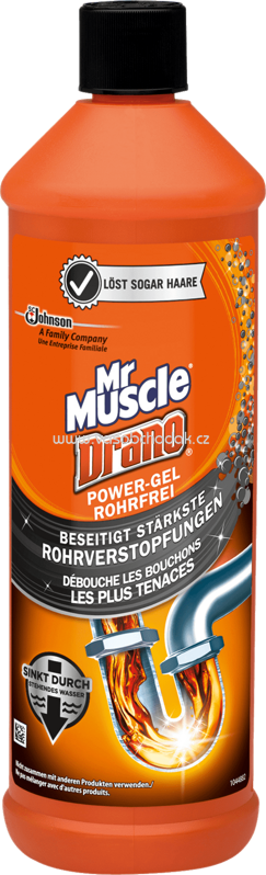Mr. Muscle Rohrreiniger Drano Power-Gel, 1 l