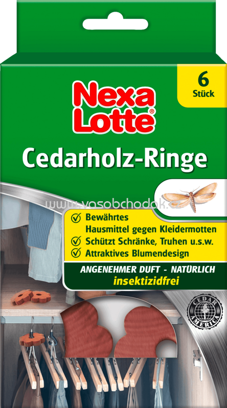 Nexa Lotte Cedarholzringe, 6 St