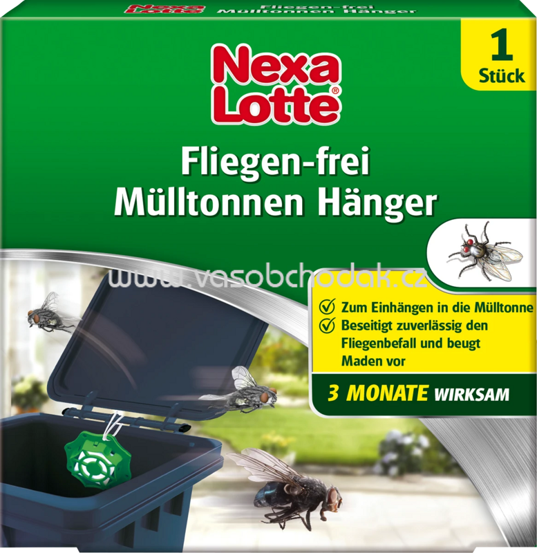 Nexa Lotte Mülltonnen Hänger, Fliegen-frei, 1 St