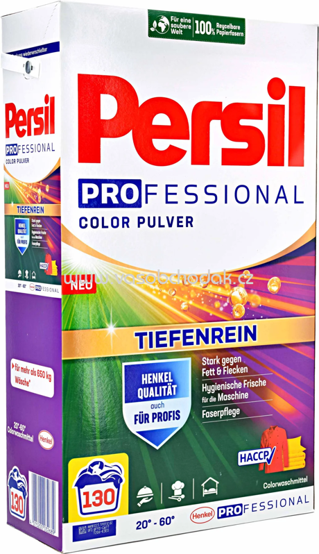 Persil Professional Color Pulver, 7,8 kg, 130 Wl Persil Professional Color Pulver, 7,8 kg, 130 Wl