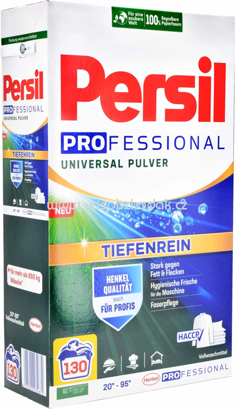 Persil Professional Universal Pulver, 7,8 kg, 130 Wl Persil Professional Universal Pulver, 7,8 kg, 130 Wl