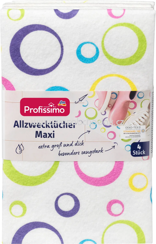 Profissimo Allzwecktücher Maxi, 4 St