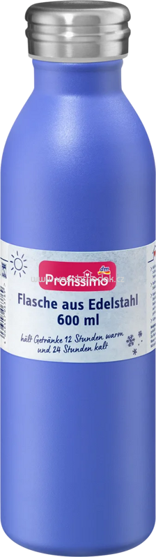 Profissimo Flasche aus Edelstahl lila, 600 ml, 1 St Profissimo Flasche aus Edelstahl lila, 600 ml, 1 St