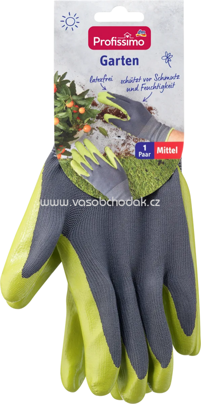 Profissimo Gartenhandschuhe, 1 Paar, 2 St