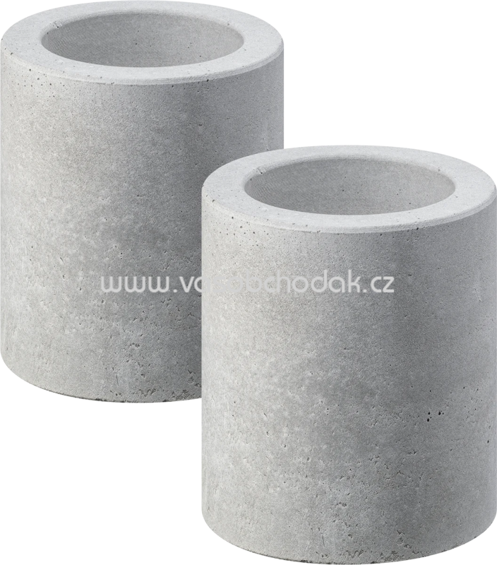 Profissimo Kerzenhalter 2in1 aus Beton, 1 St Profissimo Kerzenhalter 2in1 aus Beton, 1 St
