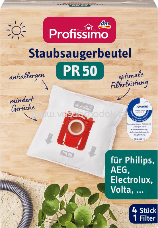 Profissimo Staubsaugerbeutel PR 50, 4 St Profissimo Staubsaugerbeutel PR 50, 4 St