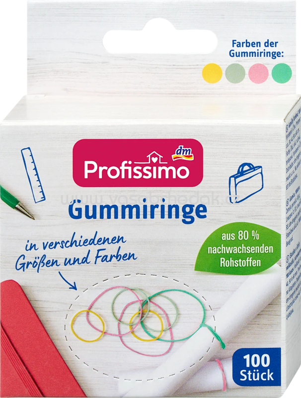 Profissimo Gummiringe, 100 St Profissimo Gummiringe, 100 St