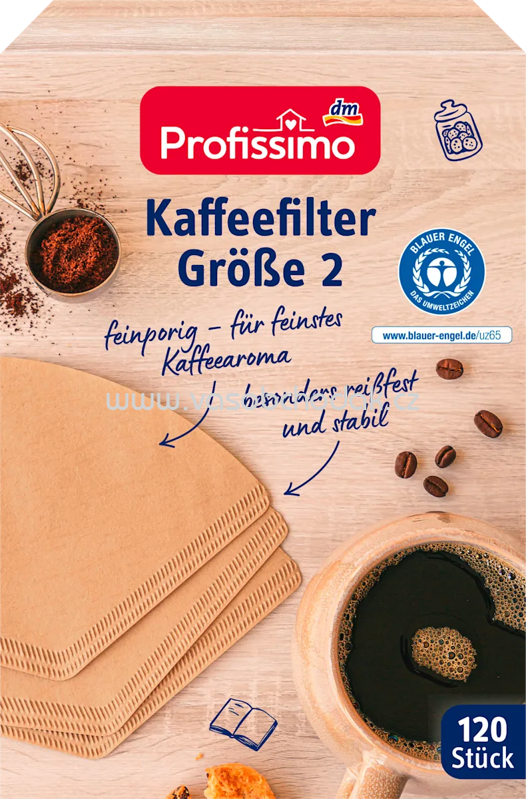 Profissimo Kaffeefilter Größe 2, 120 St Profissimo Kaffeefilter Größe 2, 120 St