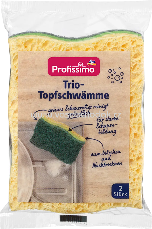 Profissimo Trio-Topfschwämme, 2 St Profissimo Trio-Topfschwämme, 2 St