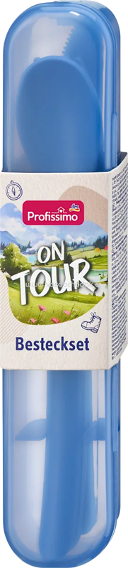 Profissimo Besteckset mit Behälter on tour, 1 St