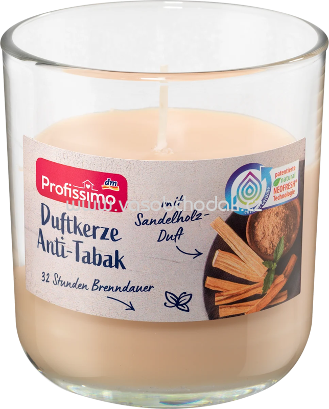 Profissimo Duftkerze im Glas Anti Tabak, 1 St Profissimo Duftkerze im Glas Anti Tabak, 1 St