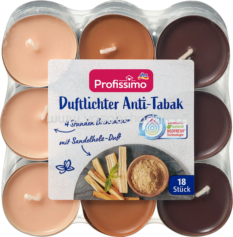Profissimo Duftlichter Anti Tabak, 18 St Profissimo Duftlichter Anti Tabak, 18 St