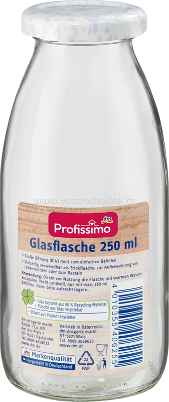 Profissimo Glasflasche 250ml, 1 St