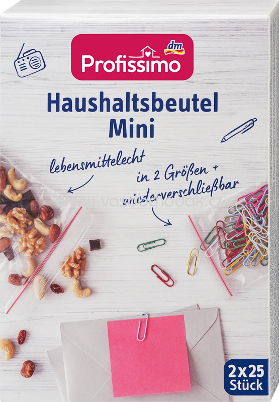 Profissimo Haushaltsbeutel Mini, 82 g