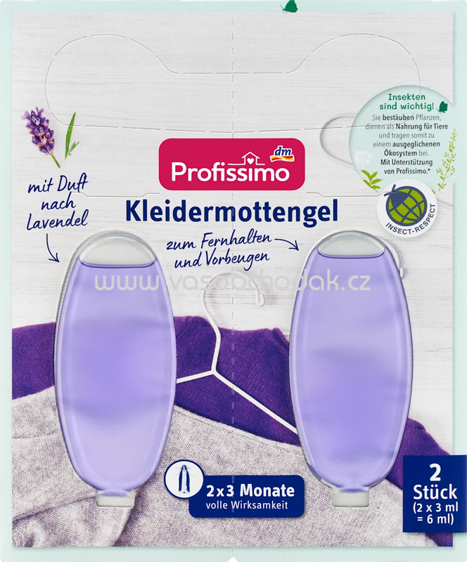 Profissimo Kleidermottengel, 2 St Profissimo Kleidermottengel, 2 St