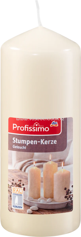 Profissimo Stumpenkerze champagner 150/60, 1 St Profissimo Stumpenkerze champagner 150/60, 1 St