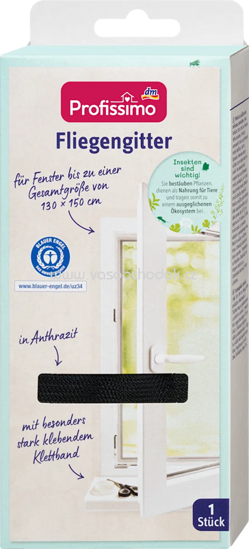 Profissimo Fliegengitter anthrazit, 1 St Profissimo Fliegengitter anthrazit, 1 St