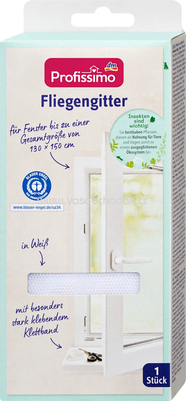Profissimo Fliegengitter weiß, 1 St Profissimo Fliegengitter weiß, 1 St