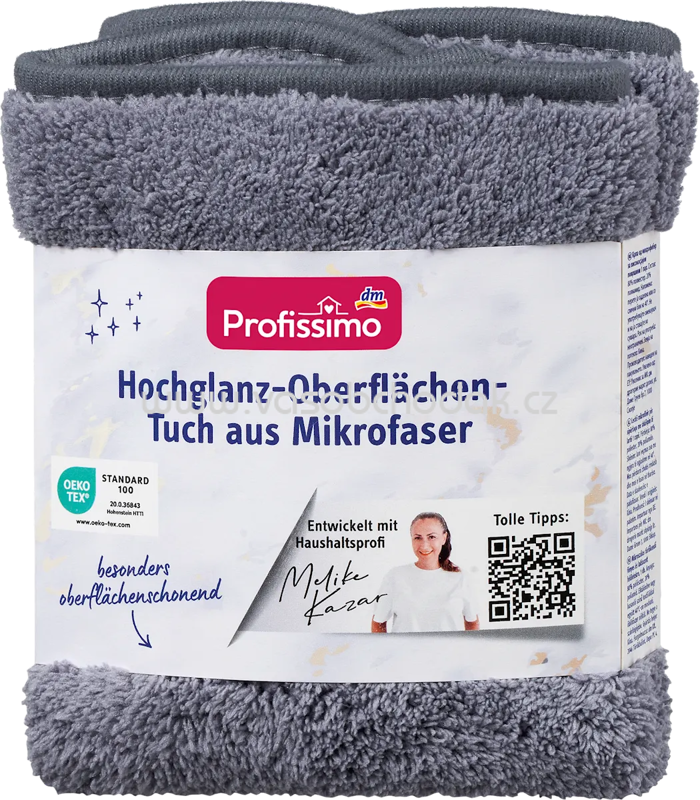 Profissimo Hochglanz-Oberflächentuch aus Mikrofaser, 1 St Profissimo Hochglanz-Oberflächentuch aus Mikrofaser, 1 St