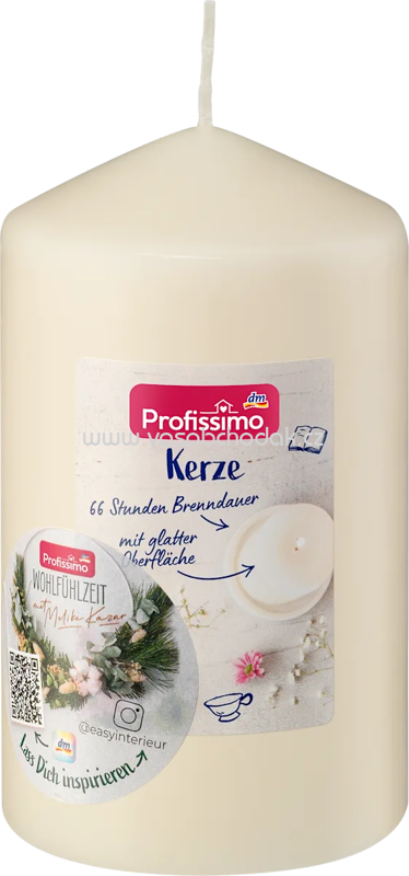 Profissimo Kerze glatt 140/80 champagner, 1 St